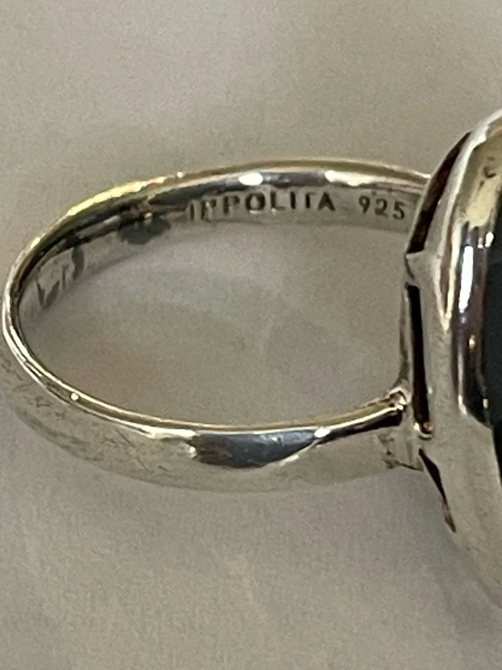 Ippolita Sterling Silver Hematite Rock Candy Ring - size 7 - Picture 6 of 10